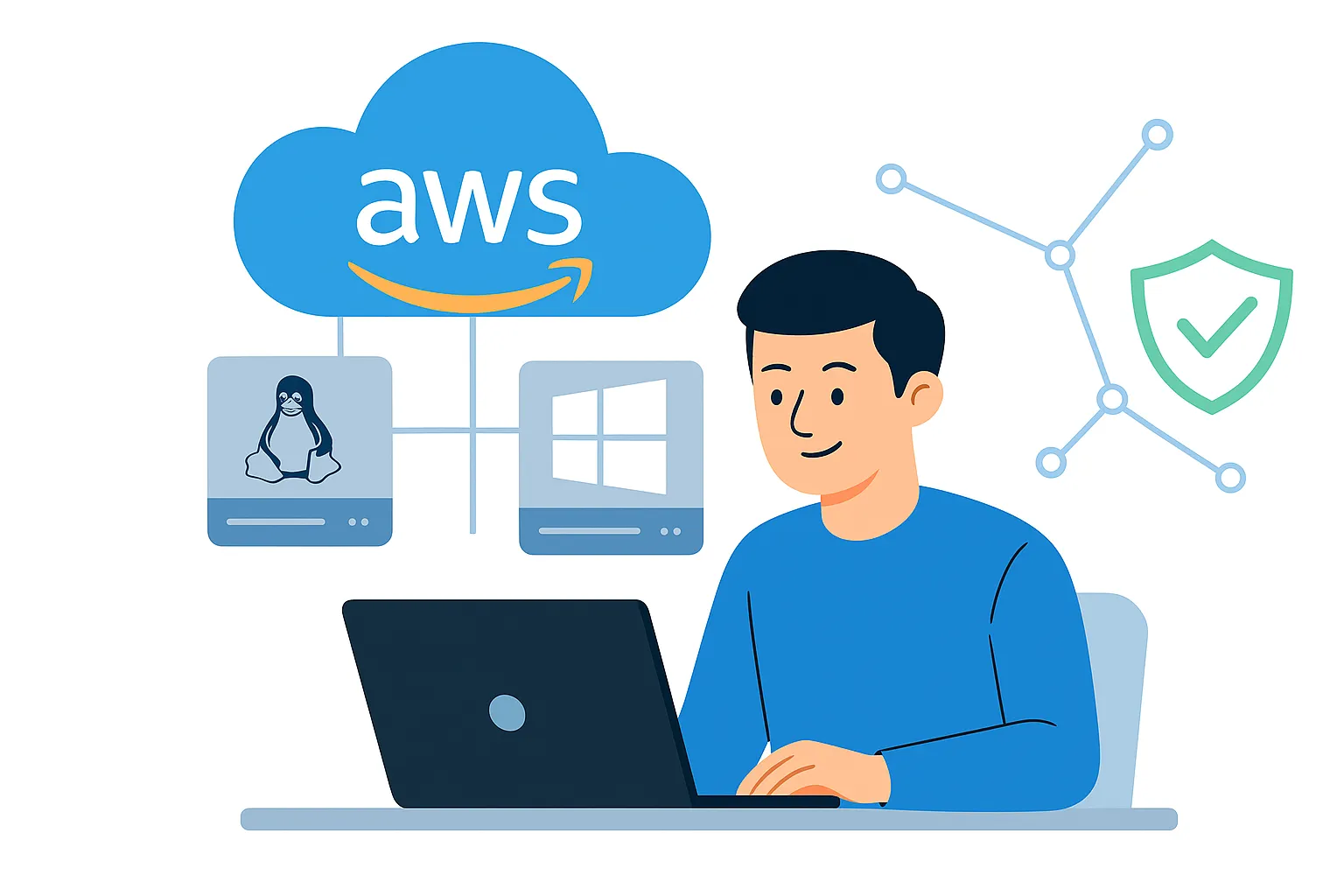 AWS virtuális gép (EC2 instance)